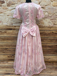 Robe de bal vintage taille 38 en rose 