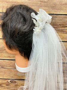 Vintage Braut-Haarkamm, Schleierabschluss