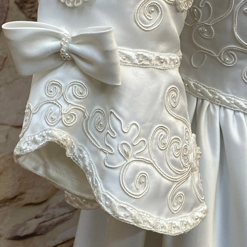 Langes Brautkleid Hochzeitskleid Gr.44 Vintage