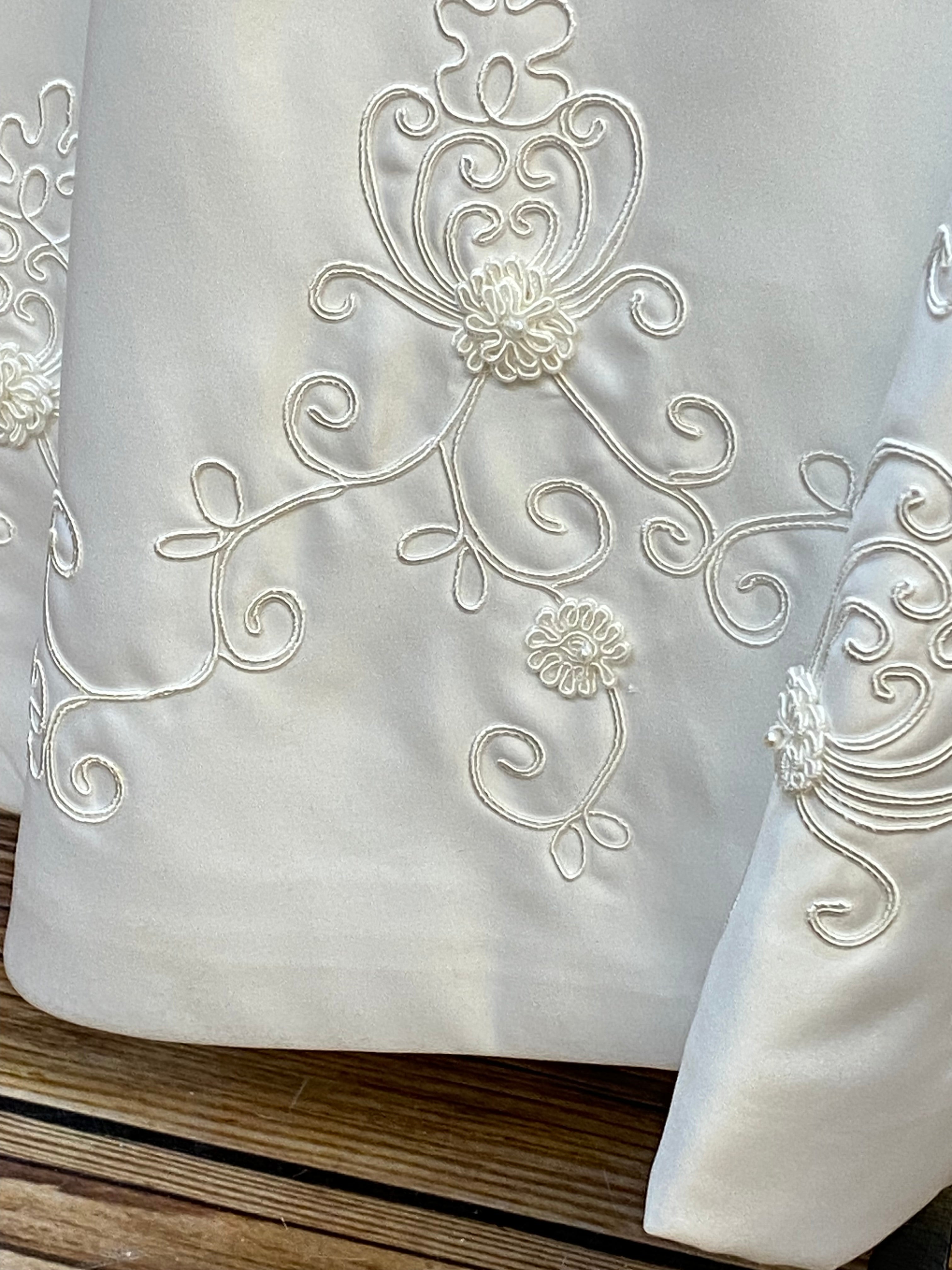 Langes Brautkleid Hochzeitskleid Gr.44 Vintage
