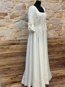 Langes Brautkleid Hochzeitskleid Gr.44 Vintage