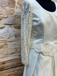 Langes Brautkleid Lohrengel Cassel Gr.42 Vintage langer Arm