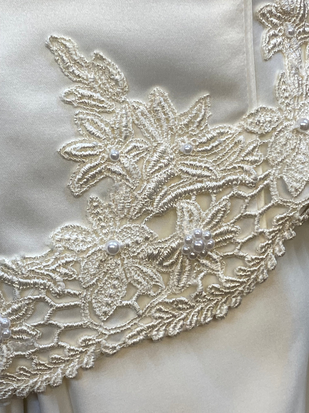 Langes Brautkleid Lohrengel Cassel Gr.42 Vintage langer Arm