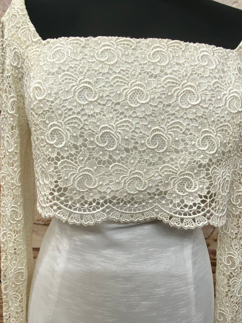 Robe de mariée vintage pour bureau d'état civil taille 40 