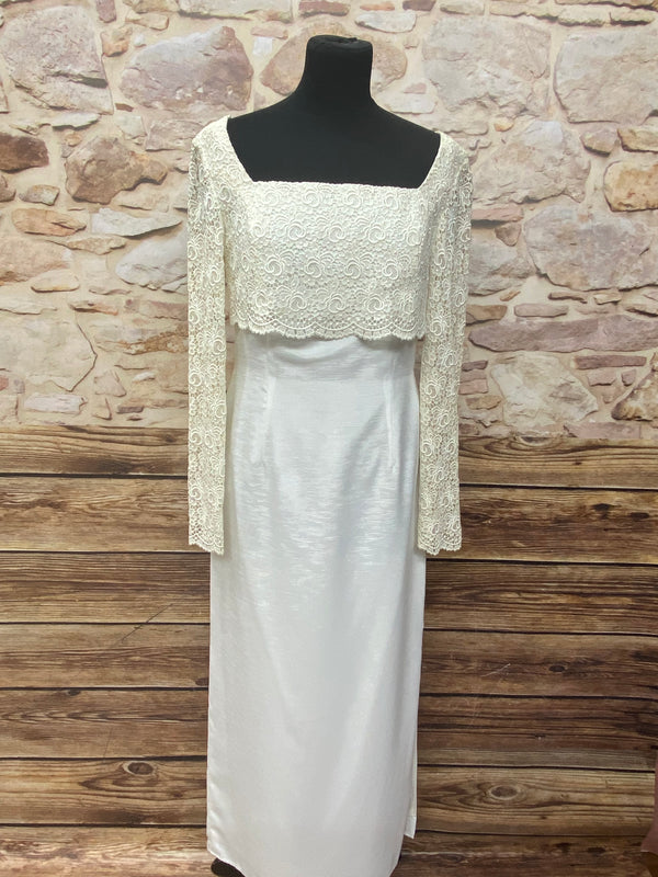 Vintage Hochzeitskleid Gr. 40 – Eleganz im Boho-Stil