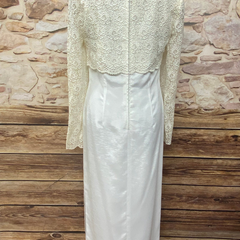 Vintage Hochzeitskleid Gr. 40 – Eleganz im Boho-Stil