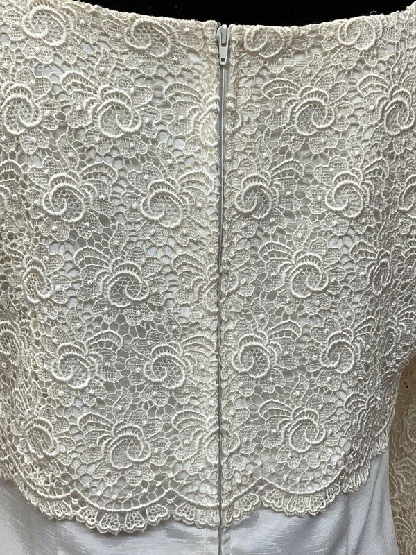 Vintage Hochzeitskleid Gr. 40 – Eleganz im Boho-Stil
