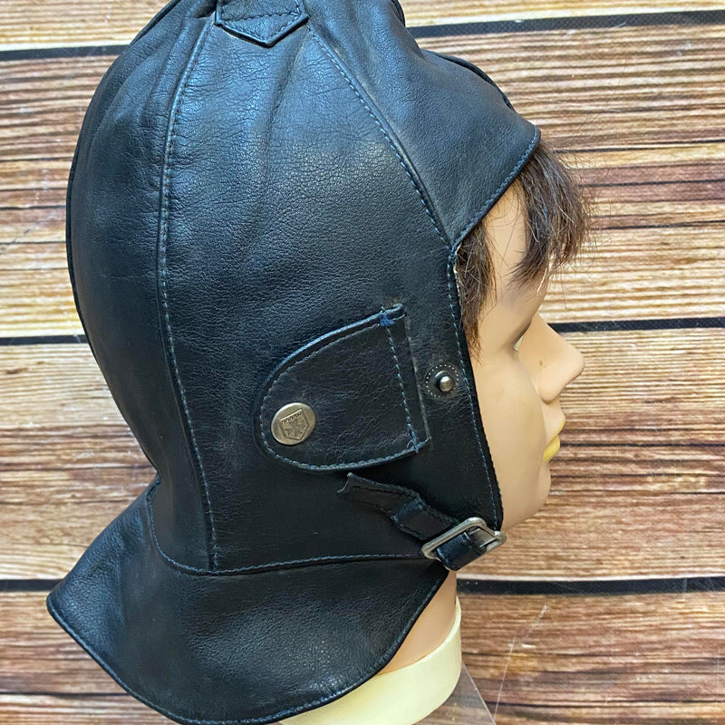 Fliegerhaube, Cabriofahrer-Haube  Gr.56 schwarz