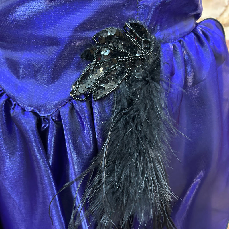 Vintage Cocktailkleid in Lila – Größe 34