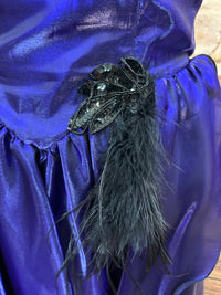 Vintage Cocktailkleid in Lila – Größe 34