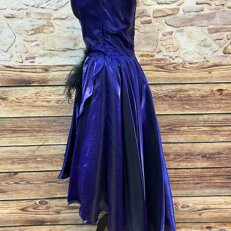 Vintage Cocktailkleid in Lila – Größe 34