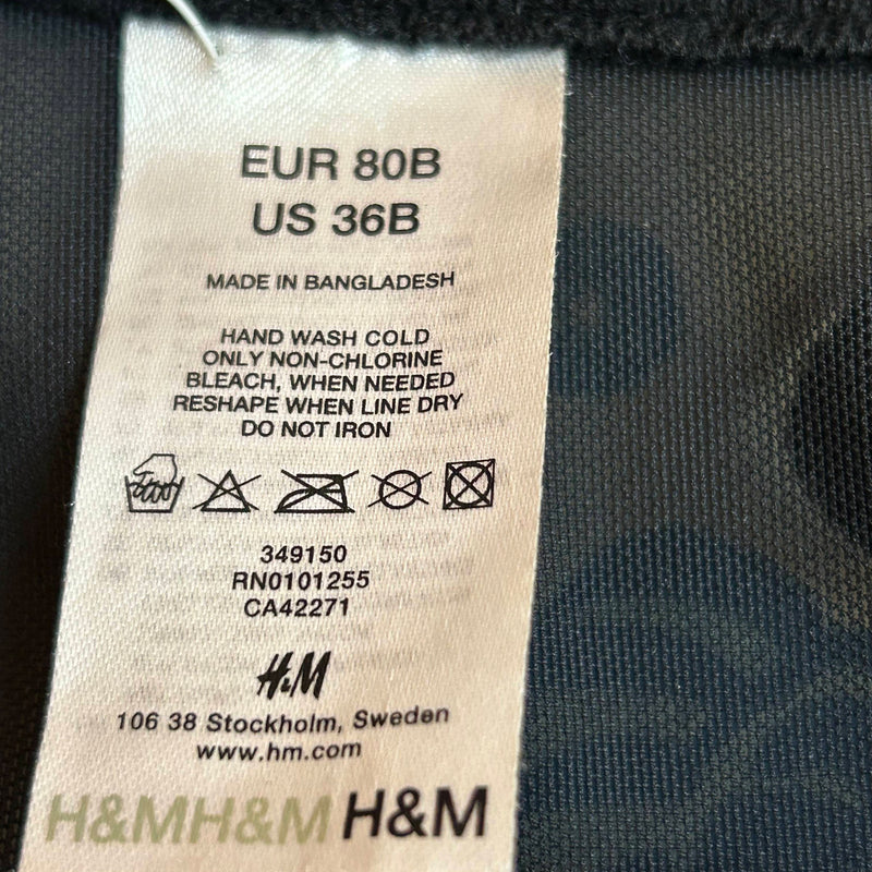 Charmante Corsage in Pink und Schwarz - Größe 80B