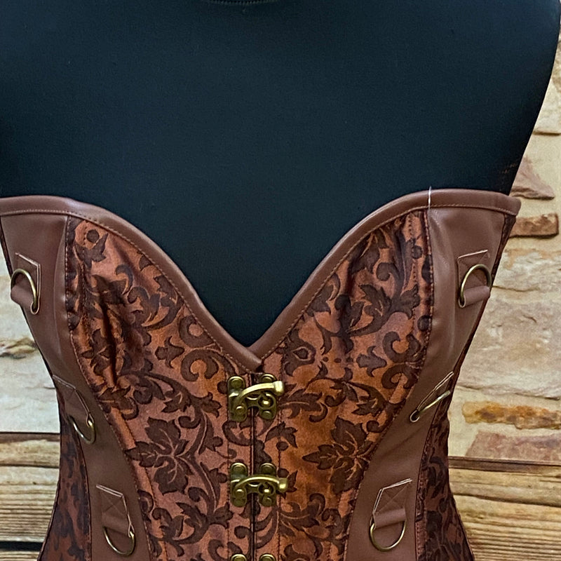 Steampunk-Korsett Größe 36