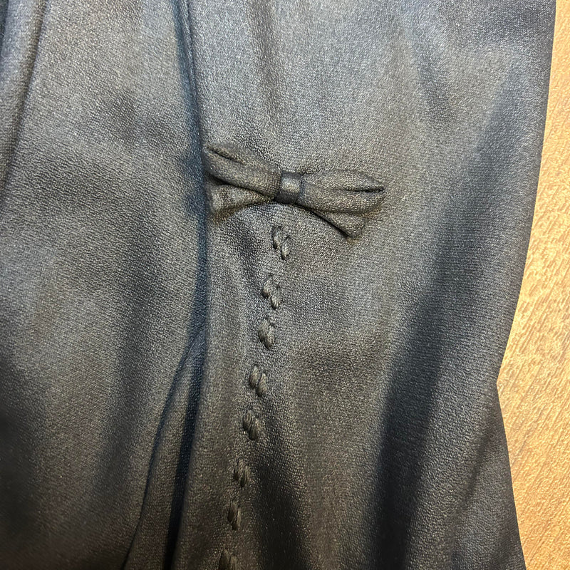 Vintage Outfit, Punkte-Kleid-Set Größe 42
