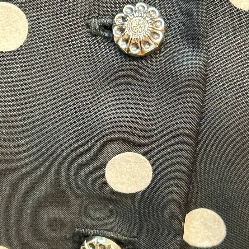 Polka-Dot Chiffonkleid Gr. 44 mit Hut, Ansicht 2