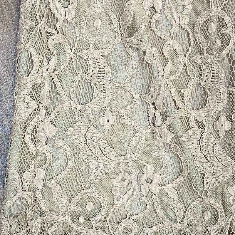Hosenanzug Damen Elegant Oberteil und Hosen Zweiteilig aus Spitze Gr.38 beige