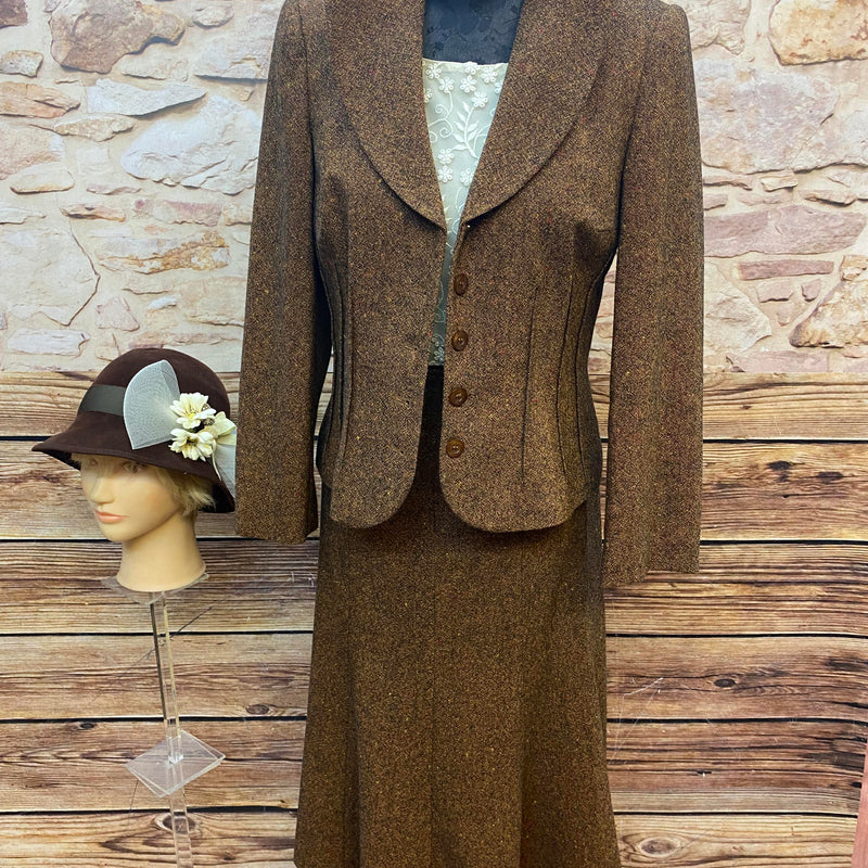 Elegantes 20er-Jahre Damen-Kostüm im Oldtimer-Look Gr.38, Ansicht 6