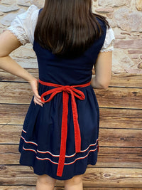 Taille de robe de dirndl vintage de balcon chic. 34 