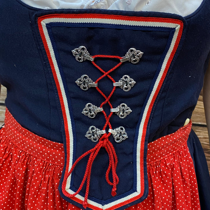 Vintage Dirndl Balkonett Dirndlkleid Gr. 34