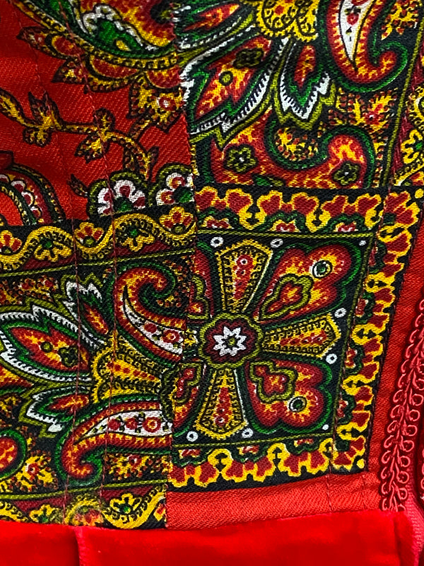 Vintage Trachtenkleid Wendelstein mit Schürze & Bluse – Größe 36 – Rot