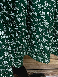 Vintage Dirndl in dunkelgrün Gr.42 von Berwin & Wolf