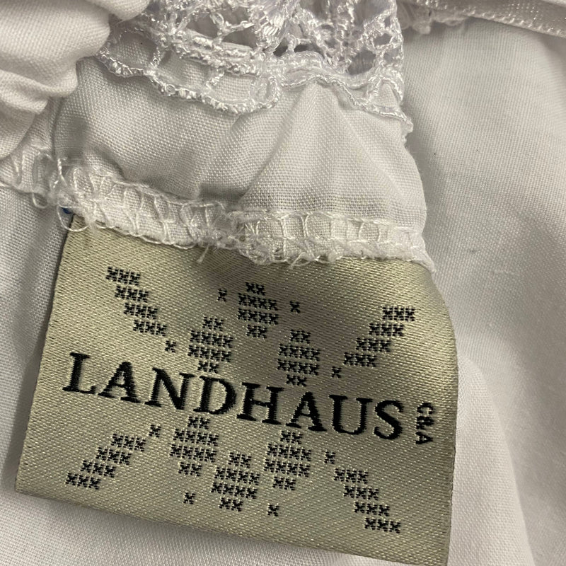 Dirndlbluse Landhaus C&A – Schulterfrei, Spitze, Größe 40