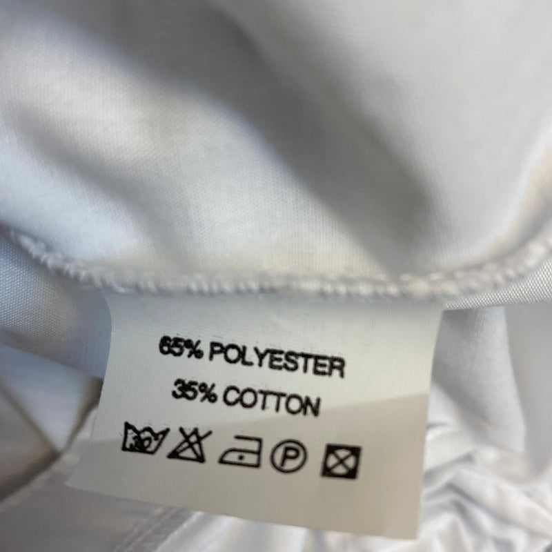 Vintage Dirndlbluse Weiß mit Rüschen – Gr. 42