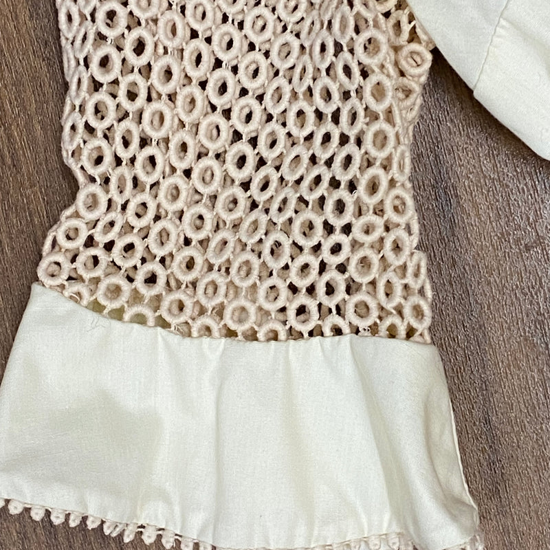 Vintage Dirndlbluse Gr.48 in creme