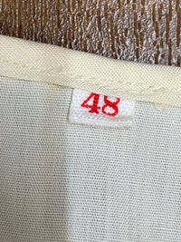 Vintage Dirndlbluse Gr.48 in creme