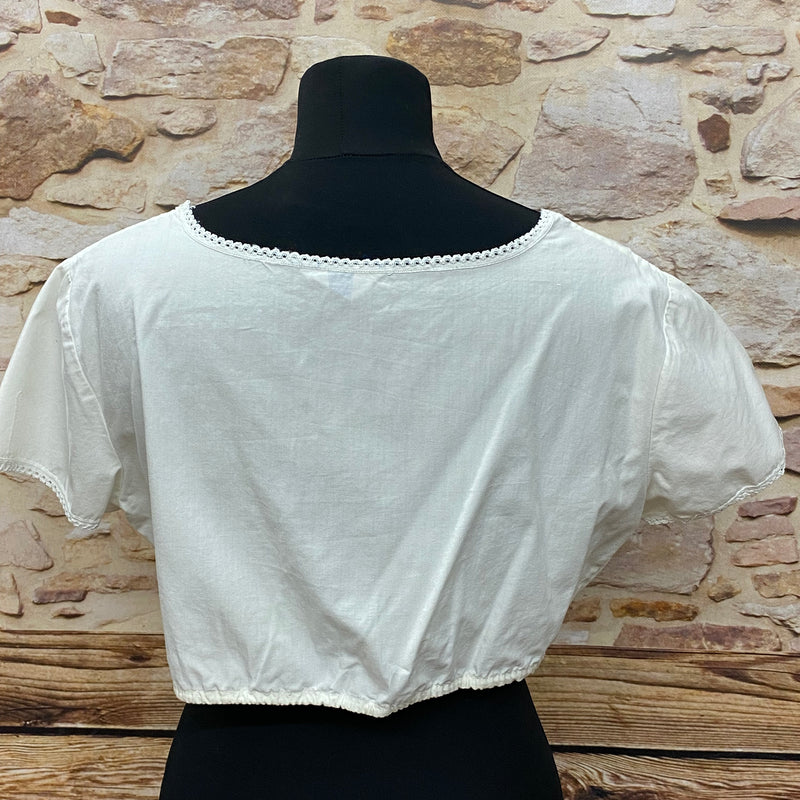 Vintage Dirndlbluse aus den 70er/80er Jahren Gr.46