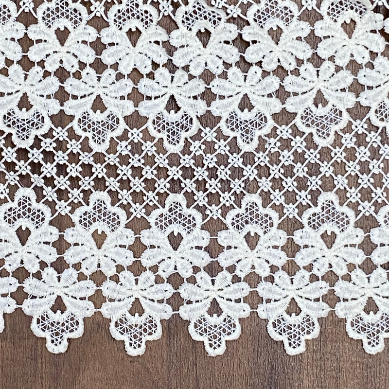 Dirndl-Schürze Damen – Creme (gelblich), 66 cm, mit Spitze, Baumwoll-Mischgewebe, vintage