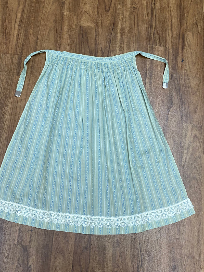 Vintage Schürze für Dirndl oder Trachtenkleid mit Spitzenborte