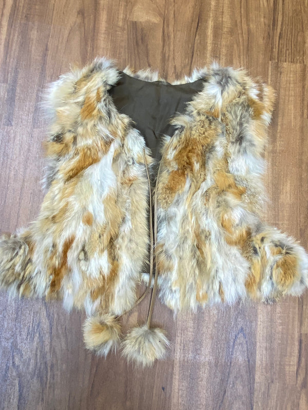 Vintage Fellweste Gr.XXL