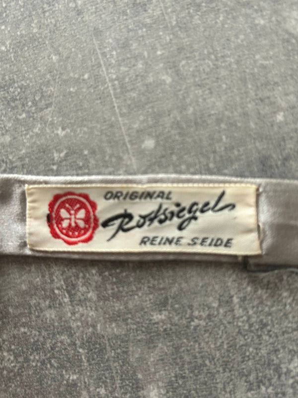 Zweifarbige Vintage-Seidenfliege von Rotsiegel