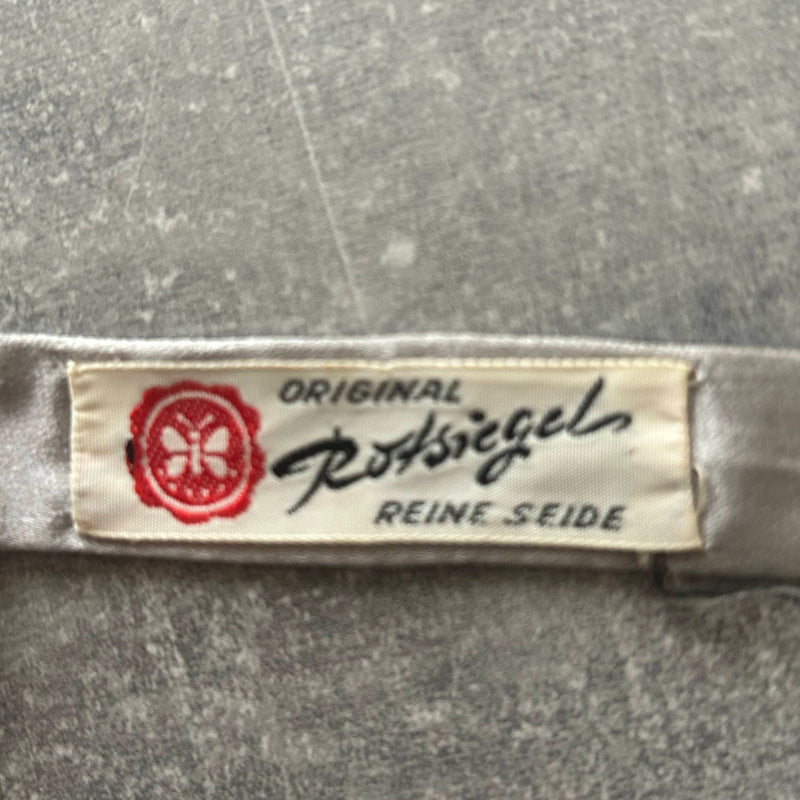 Zweifarbige Vintage-Seidenfliege von Rotsiegel