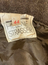 Vintage Glockenrock von Helene Strasser, Braun – ca.Gr-46