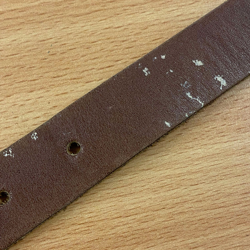 Vintage Ledergürtel mit Metalleinsätzen