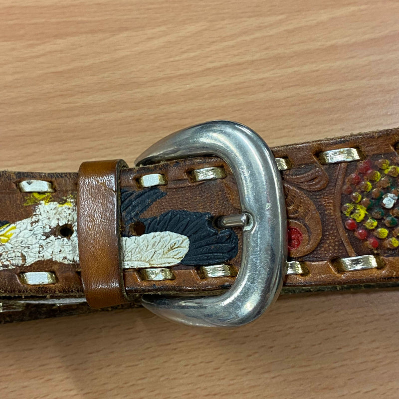 Vintage Western-Gürtel mit Adlermotiv