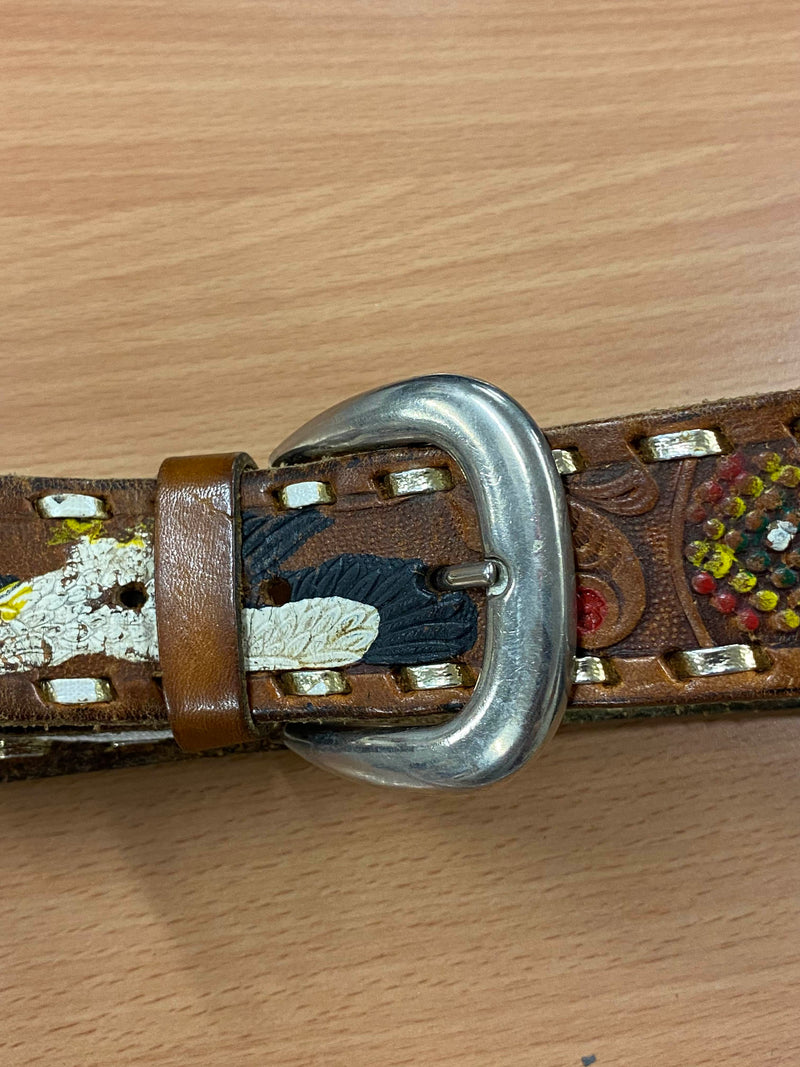 Vintage Western-Gürtel mit Adlermotiv