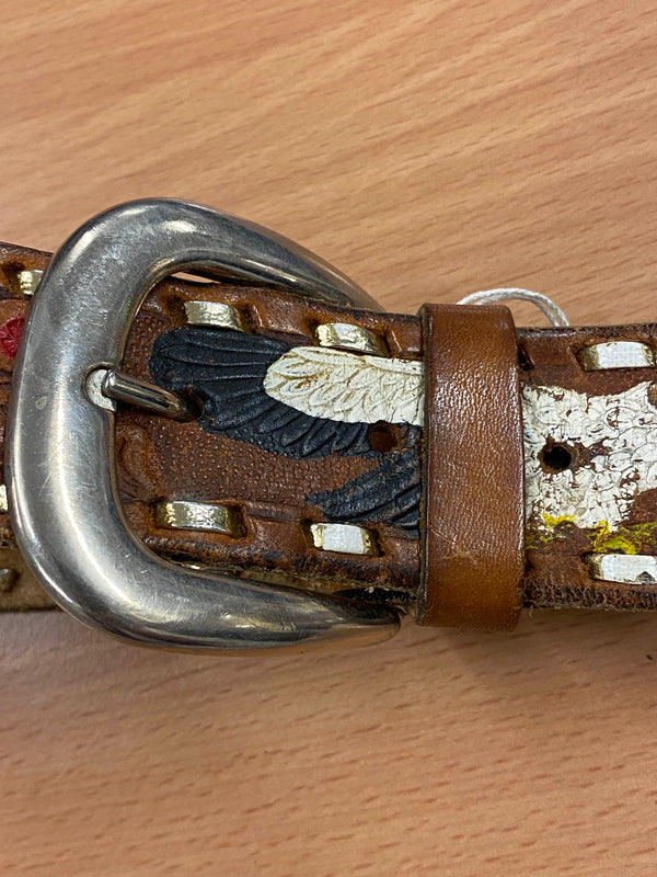 Vintage Western-Gürtel mit Adlermotiv