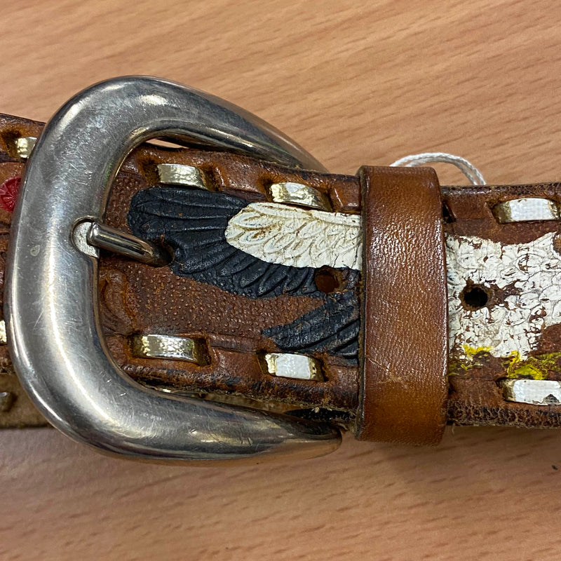 Vintage Western-Gürtel mit Adlermotiv