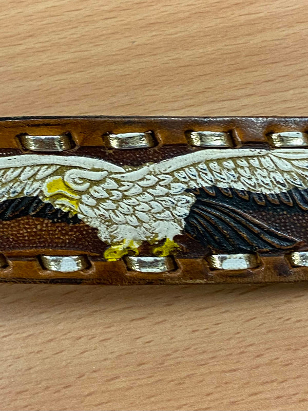 Vintage Western-Gürtel mit Adlermotiv