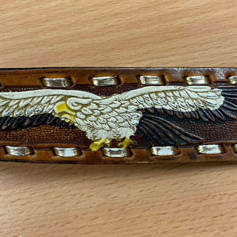 Vintage Western-Gürtel mit Adlermotiv