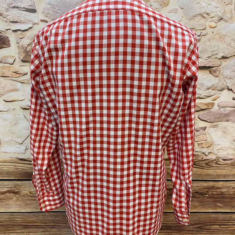 Retro Karohemd von King's Road – Rot & Weiß Gr.38, Ansicht 3