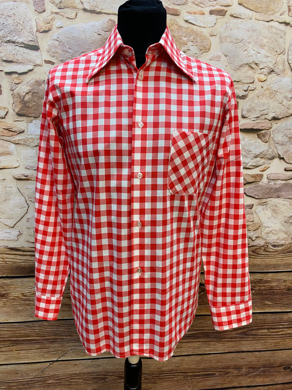 Marvin Vintage Karohemd, Gr.38
