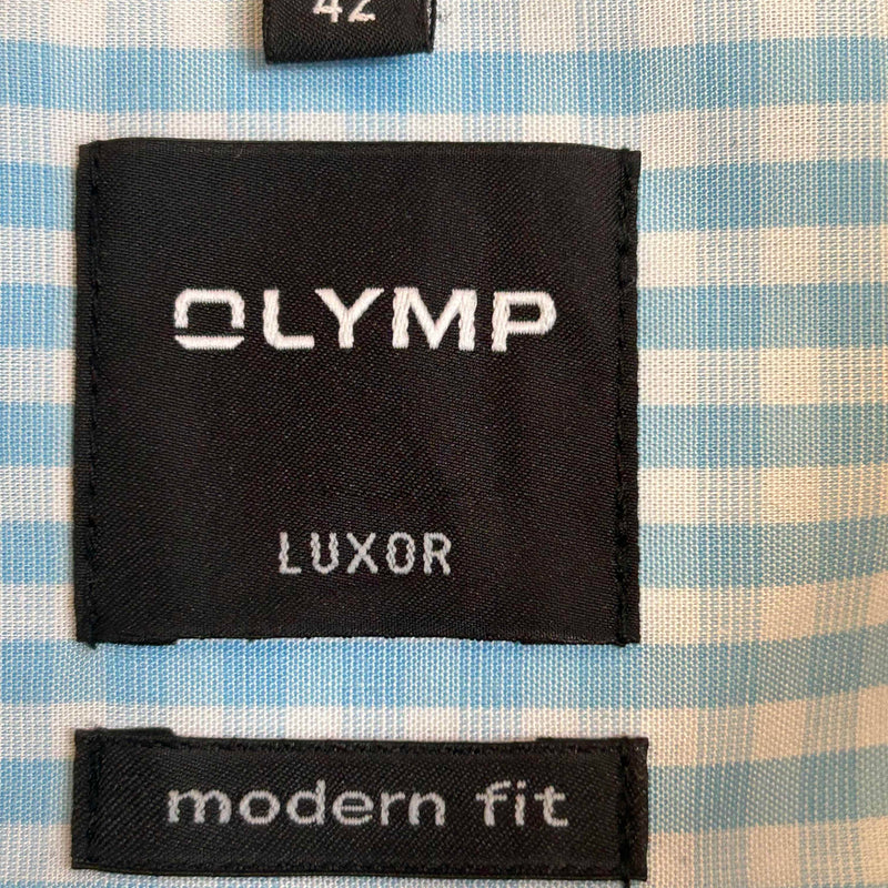 Olymp Hemd Gr. 42 Modern Fit – Vintage Klassiker