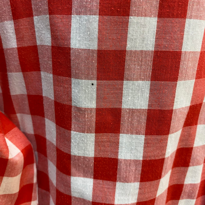 Vintage Karohemd von European Classics – Rot-Weiß