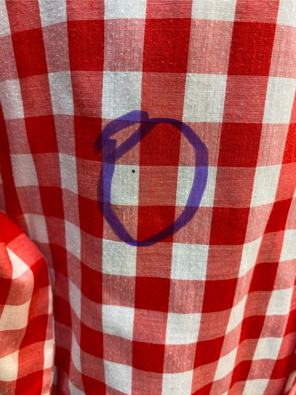 Vintage Karohemd von European Classics – Rot-Weiß