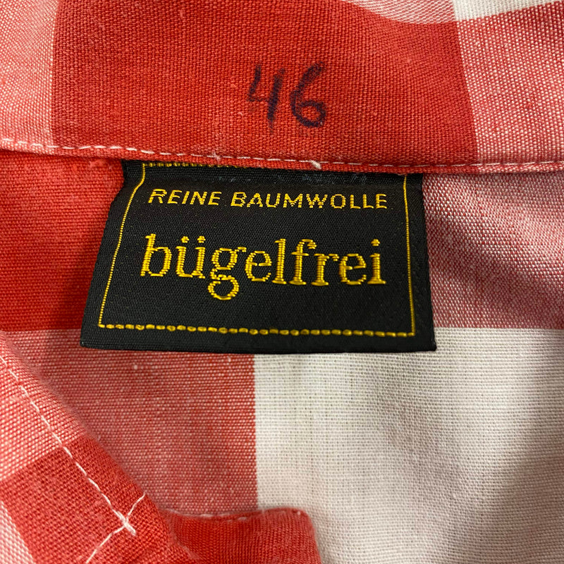Großkarriertes Vintage Hemd 70er Jahre – Gr.46