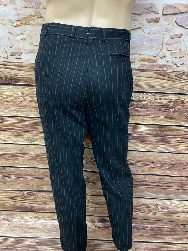 Pantalon long homme vintage taille 48, rayé